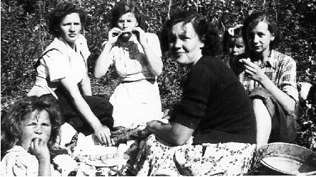 Group of Ladies at a picnic.