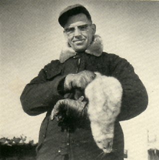 Mr. Vickland with a fine mutation mink.