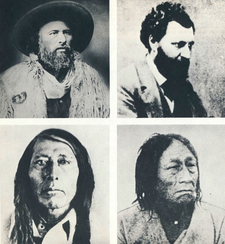 Gabriel Dumont, Louis Riel, Chief Poundmaker, Chief Big Bear.