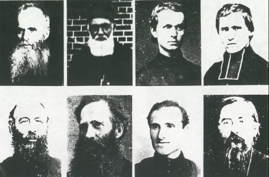 Oblate missionary priests before 1900.