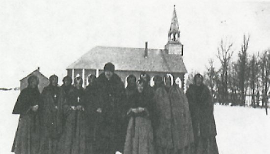 Some of the first Grey Nuns.