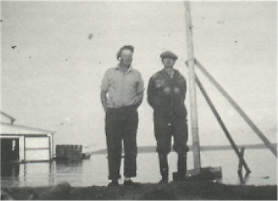 bernard johnson (left) and tom mcbride.