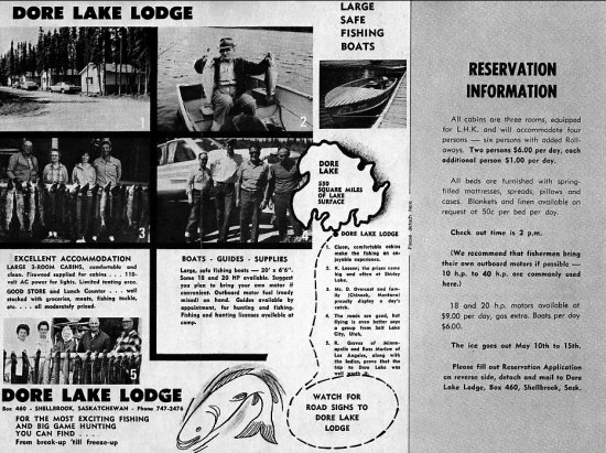 Dore Lake Lodge.