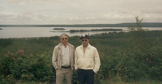 Stewart and Jackie Thompson at Dore Lake.
