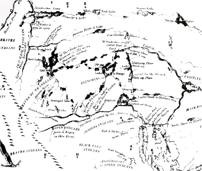 Peter Pond's Map.