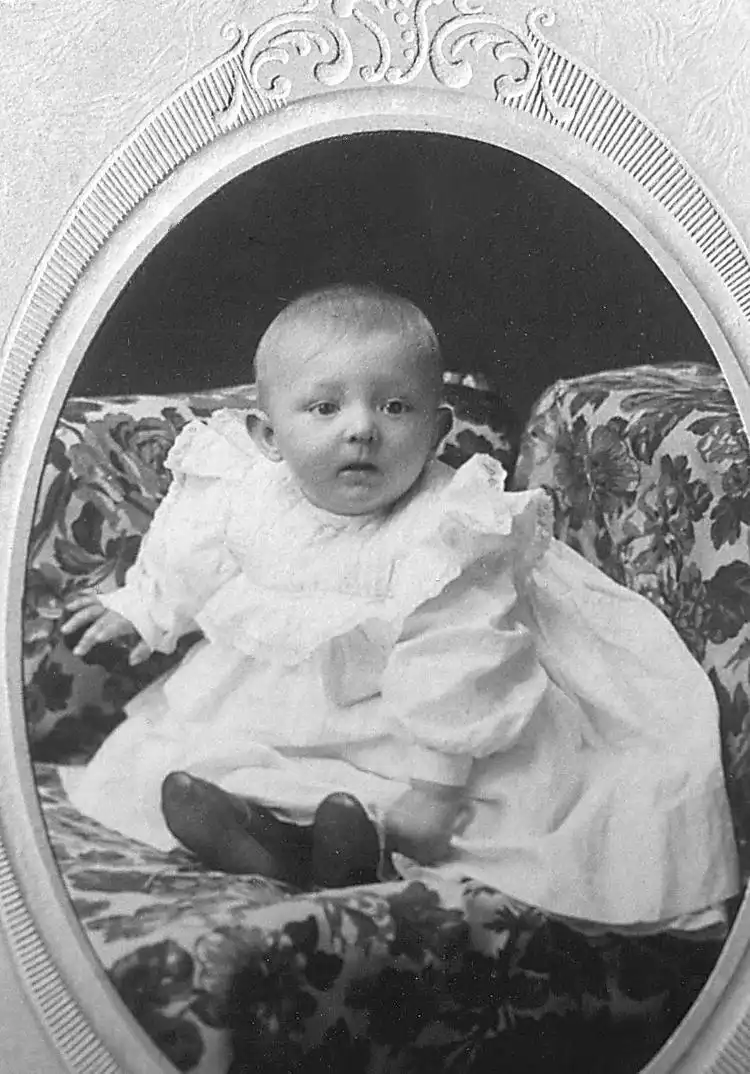 Joe Anstett as a baby.