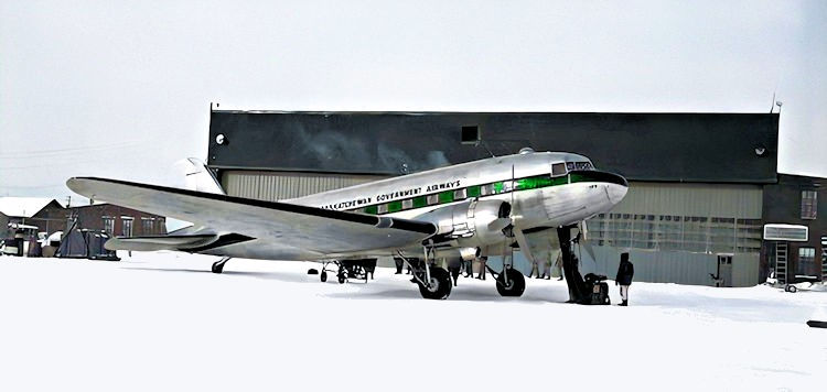 Saskatchewan Government Airways DC3.
