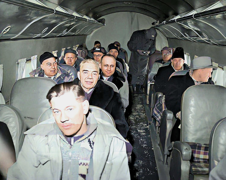 Passengers on DC3.