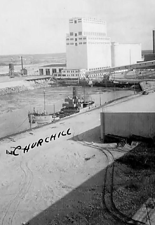 Churchill, Manitoba waterfront - 1930s.