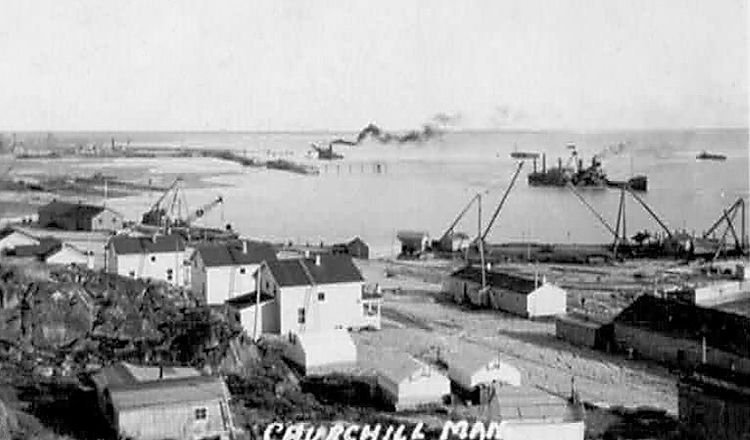 The port of Churchill in the 1930s.