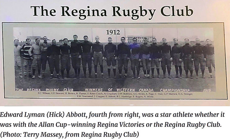 The Regina Rugby Club 1912.