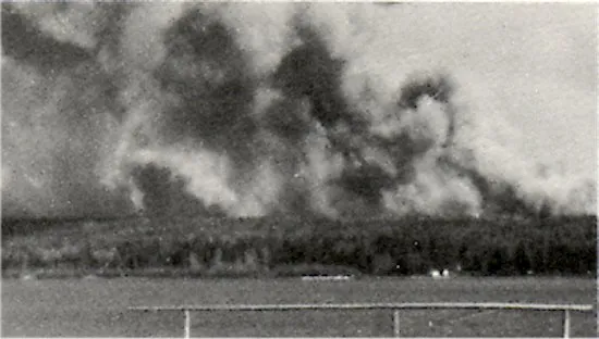 May 12, fire behind Dore Lake Lodge.