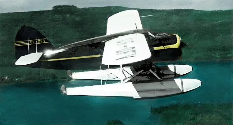 Norseman Aircraft picture was taken from a Beaver near Nut Point, Lac la Ronge.