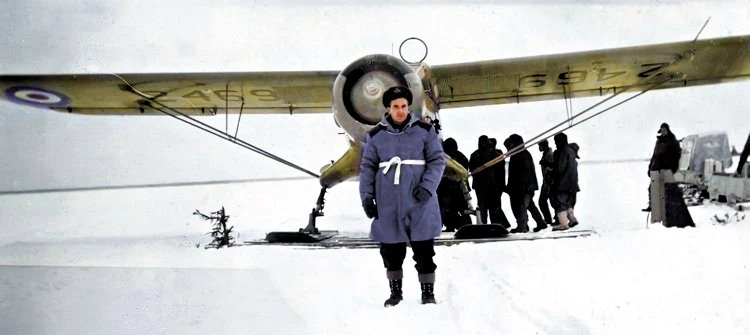 Lefty McLeod in winter garb.