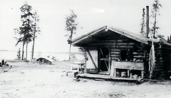 Fred's cabin at Close lake.