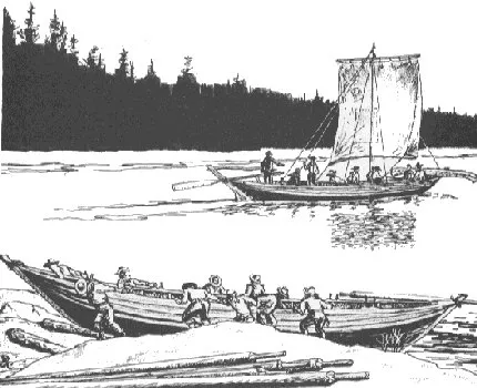 York Boats Portaging.