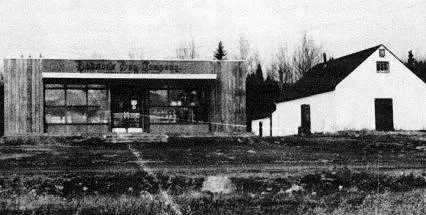 The Hudson's Bay Company store at La Ronge, 1954.