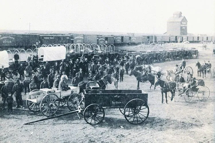 Barr colonists, Saskatoon, 1903.